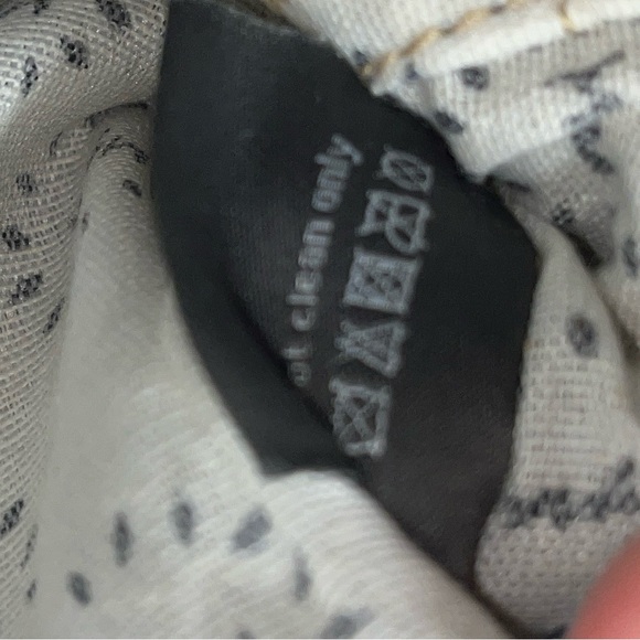 Purse-Myra black leather & mix of white, blk, tan hair. 7”x7.5”. 45” strap EUC - Picture 9 of 10